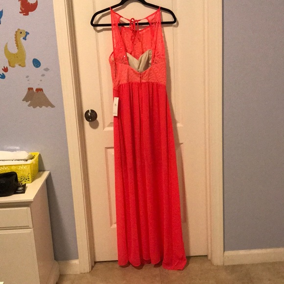 Sequin orange prom dress - Picture 2 of 2